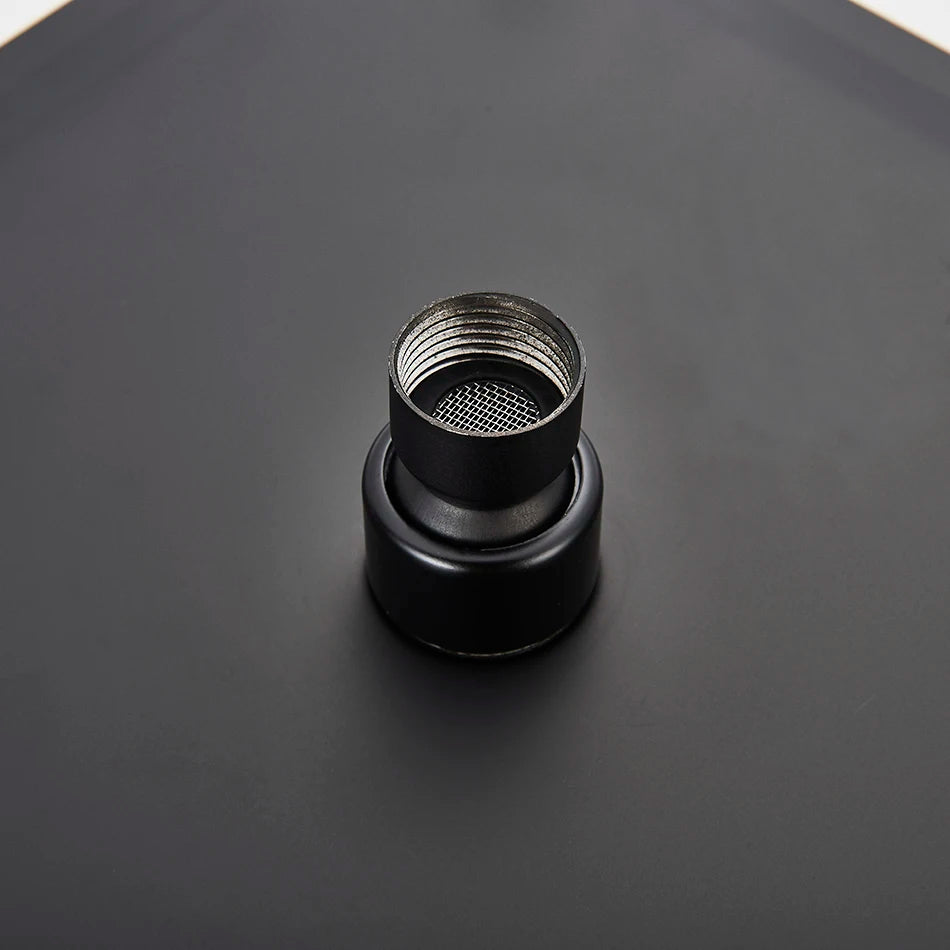 Ultra-thin Black 16-Inch Square Rainfall Shower Head c9f98b-b7.myshopify.com
