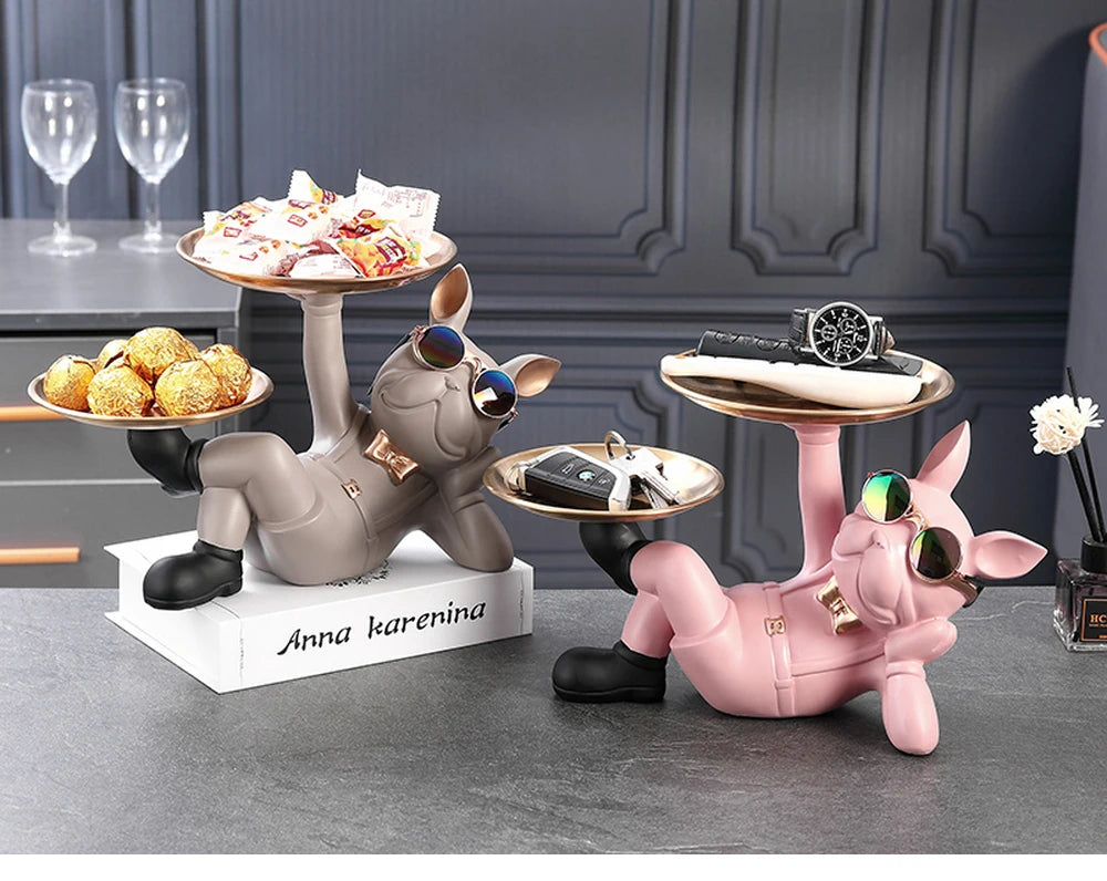 Bulldog Animal Figurines Cool Dog Statue Sculpture Living Study Room Bedroom Decor Home Interior Decoration Accessories c9f98b-b7.myshopify.com