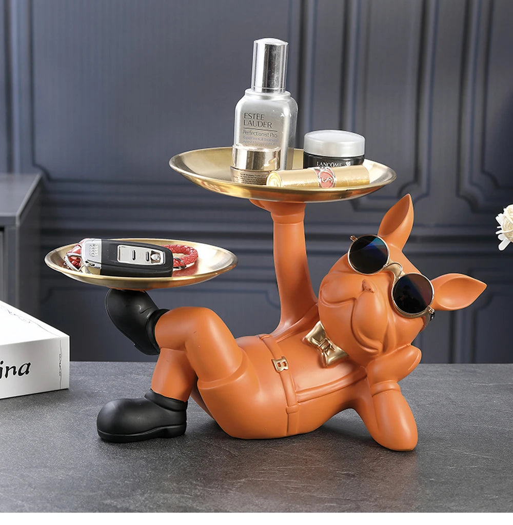Bulldog Animal Figurines Cool Dog Statue Sculpture Living Study Room Bedroom Decor Home Interior Decoration Accessories c9f98b-b7.myshopify.com