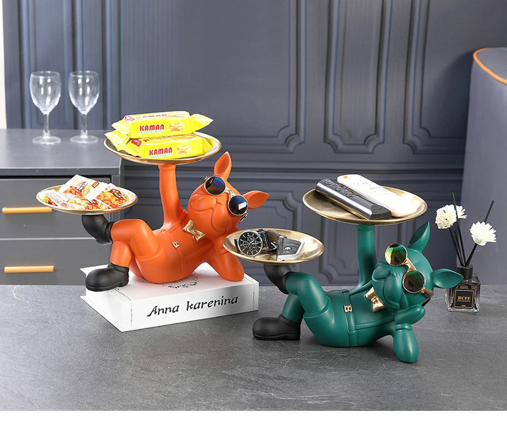 Bulldog Animal Figurines Cool Dog Statue Sculpture Living Study Room Bedroom Decor Home Interior Decoration Accessories c9f98b-b7.myshopify.com