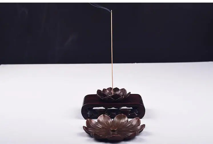 Alloy Incense Burner Stick Holder Buddhism Lotus Line Incense plate Sandalwood Coil Base Temples Yoga Studios Home Decoration c9f98b-b7.myshopify.com
