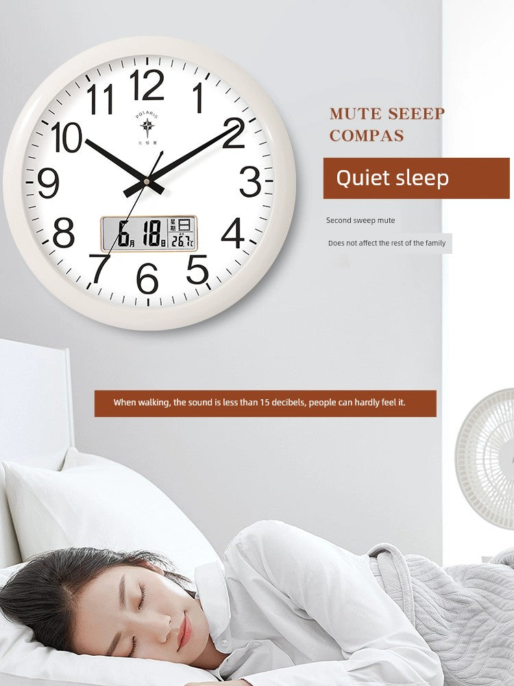 Polaris Living Room Perpetual Calendar For Home Noiseless Hanging Clock c9f98b-b7.myshopify.com