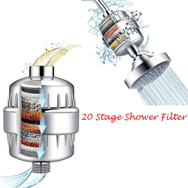 20-Stage Shower Water Filter for Bathroom Faucets | Removes Chlorine & Softens Hard Water c9f98b-b7.myshopify.com