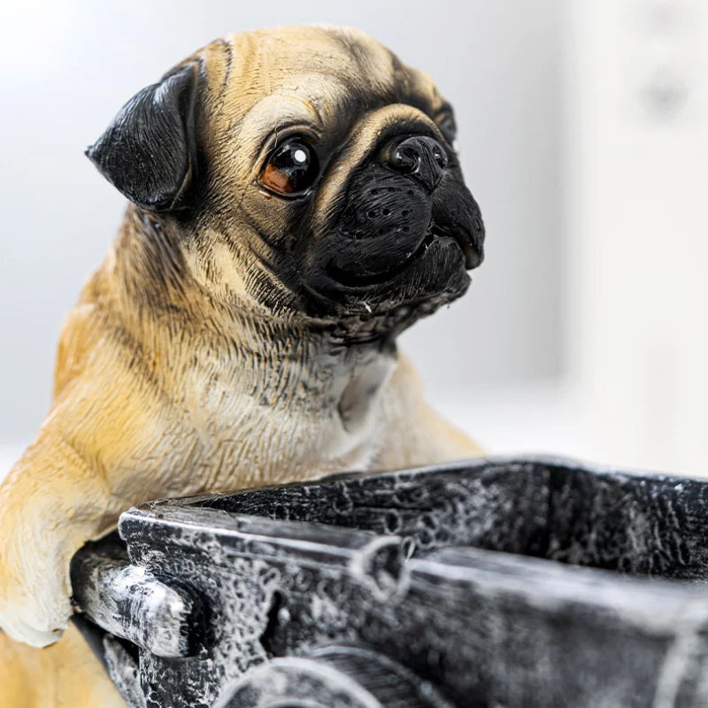 Cart Puppy Ashtray Anti-fly Ash Household Ashtray Creative Living Room Office Desktop Decoration Living Room Storage Box c9f98b-b7.myshopify.com