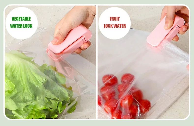 Plastic Heat Bag Sealer Food Packaging Sealing Machine Portable Snack Bag Sealing Clip Kitchen Storage Accessories Home Gadgets c9f98b-b7.myshopify.com