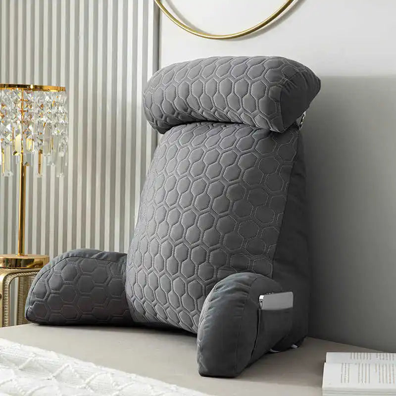 Triangle Reading Pillow – Cooling Latex Cushion for Ultimate Comfort c9f98b-b7.myshopify.com