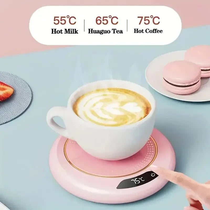 Thermostatic Heating Coaster USB Home Heating Coaster 3-speed Adjustment Heating 55 Degrees Constant Temperature c9f98b-b7.myshopify.com
