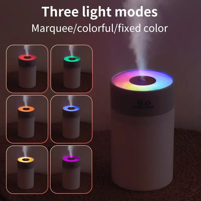 Luminous Humidifier Household Desktop Small Water Supplement Spray Air Humidification Usb Car Portable Night Light 260ml c9f98b-b7.myshopify.com