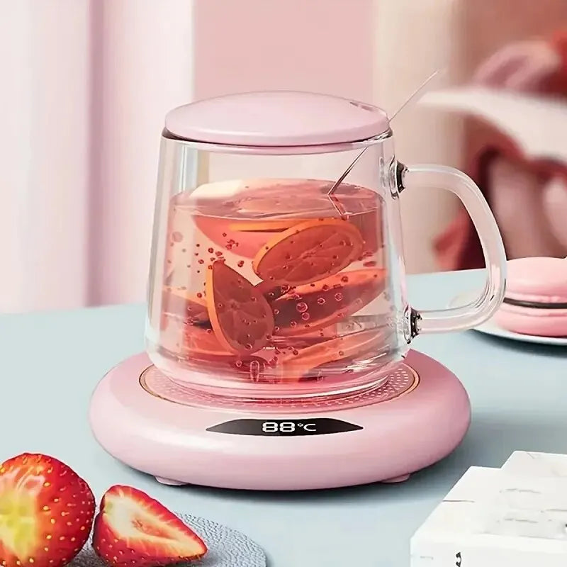 Thermostatic Heating Coaster USB Home Heating Coaster 3-speed Adjustment Heating 55 Degrees Constant Temperature c9f98b-b7.myshopify.com