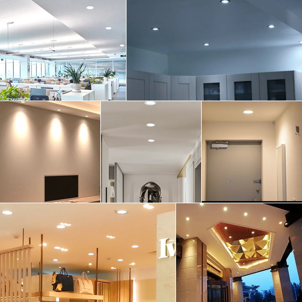 Spot LED Downlight Ceiling AC 220V 240V 7W 9W 12W 15W 18W Spotlight Cold Warm White Round Recessed Lamp LED Spot Light Lighting c9f98b-b7.myshopify.com