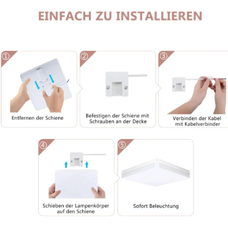 Square LED Ceiling Light Bedroom 48W 36W 24W 18W LED Ceiling Lamp Office Kitchen Modern Home Decoration Indoor Light Fixture c9f98b-b7.myshopify.com