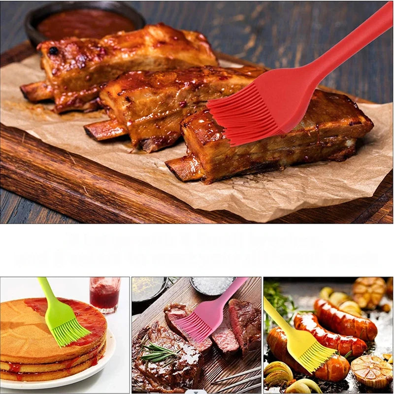 Silicone basting brush High temperature resistant pastry brush Barbecue brush Cooking baking appliance upgrade c9f98b-b7.myshopify.com