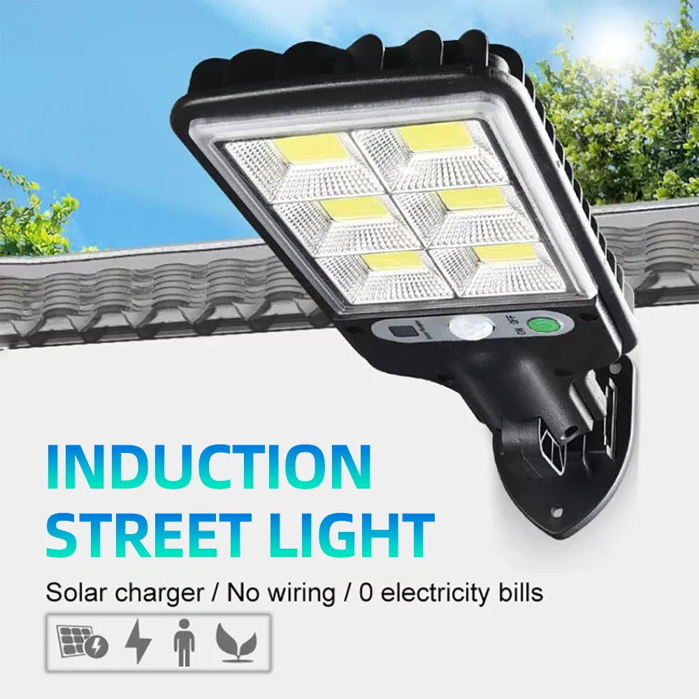 Solar Outdoor LED Wall Light with Human Body Waterproof 3modes Induction for Garden Terrace Garage Courtyard and Street Lighting c9f98b-b7.myshopify.com