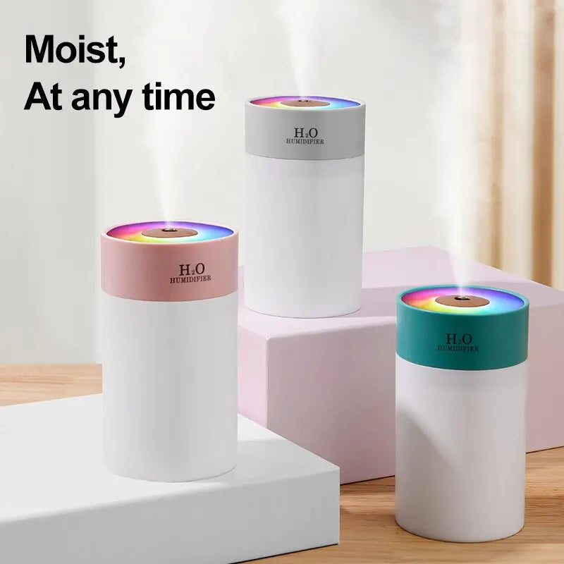 Luminous Humidifier Household Desktop Small Water Supplement Spray Air Humidification Usb Car Portable Night Light 260ml c9f98b-b7.myshopify.com
