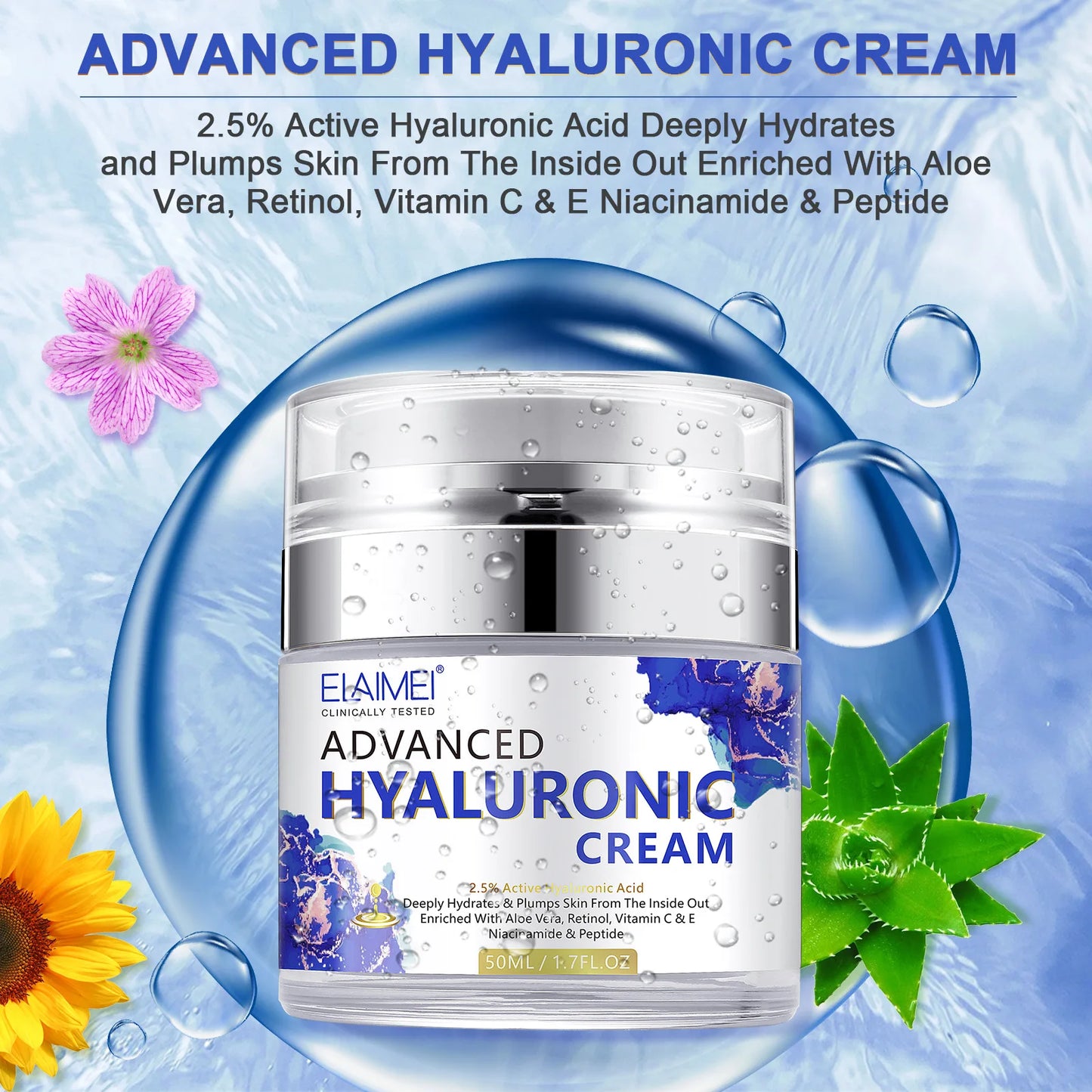 Retinol Face Cream Firming Brightening Moisturizing Hyaluronic Acid Vitamin C Facial Cream skincare Face Creams c9f98b-b7.myshopify.com