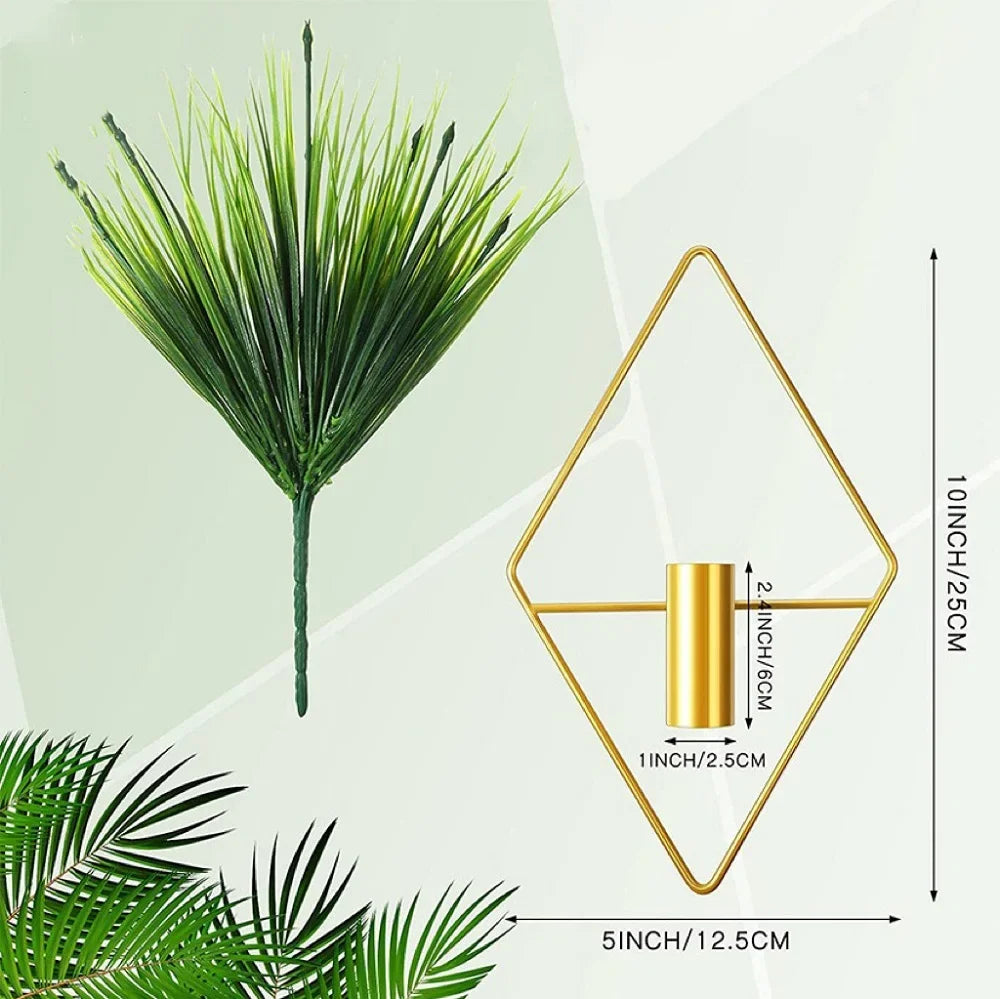 Metal Wall Hunging Vase Modern Creativity Stainless Steel Wall Frame Flower Pot Decor Art Nordic Living Room Home Decoration c9f98b-b7.myshopify.com