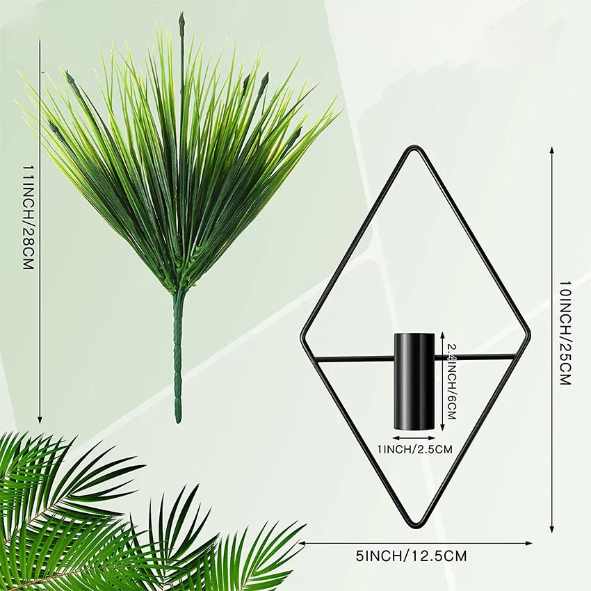 Metal Wall Hunging Vase Modern Creativity Stainless Steel Wall Frame Flower Pot Decor Art Nordic Living Room Home Decoration c9f98b-b7.myshopify.com