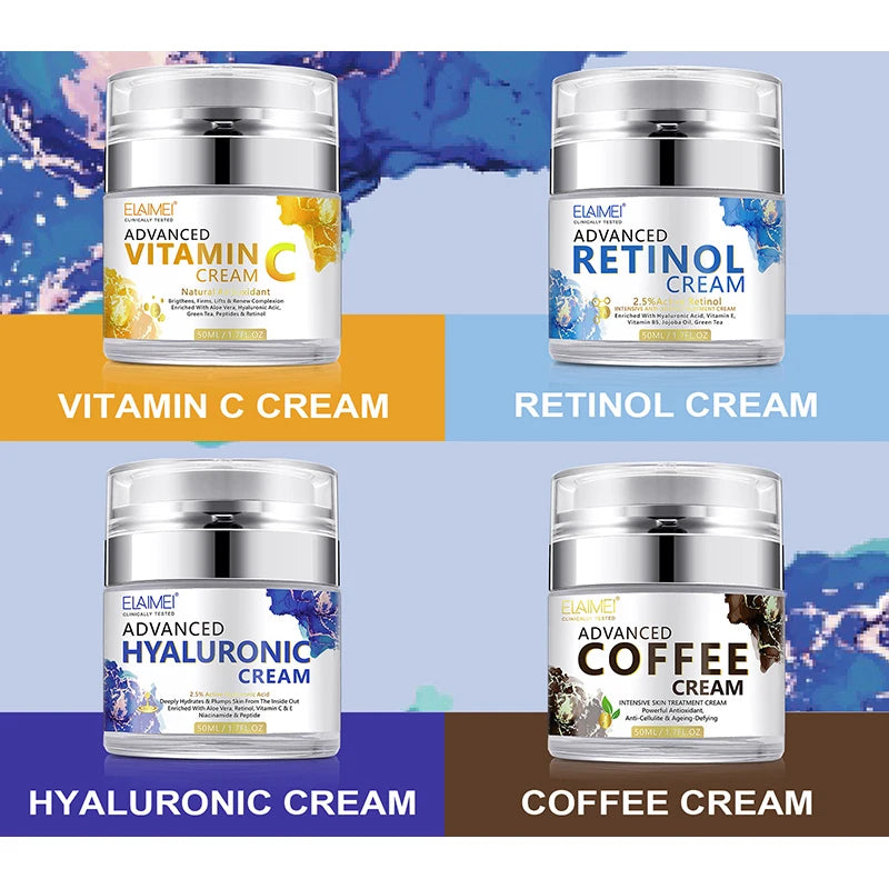 Retinol Face Cream Firming Brightening Moisturizing Hyaluronic Acid Vitamin C Facial Cream skincare Face Creams c9f98b-b7.myshopify.com
