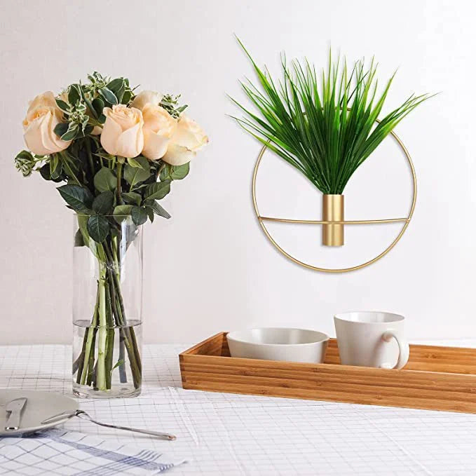 Metal Wall Hunging Vase Modern Creativity Stainless Steel Wall Frame Flower Pot Decor Art Nordic Living Room Home Decoration c9f98b-b7.myshopify.com