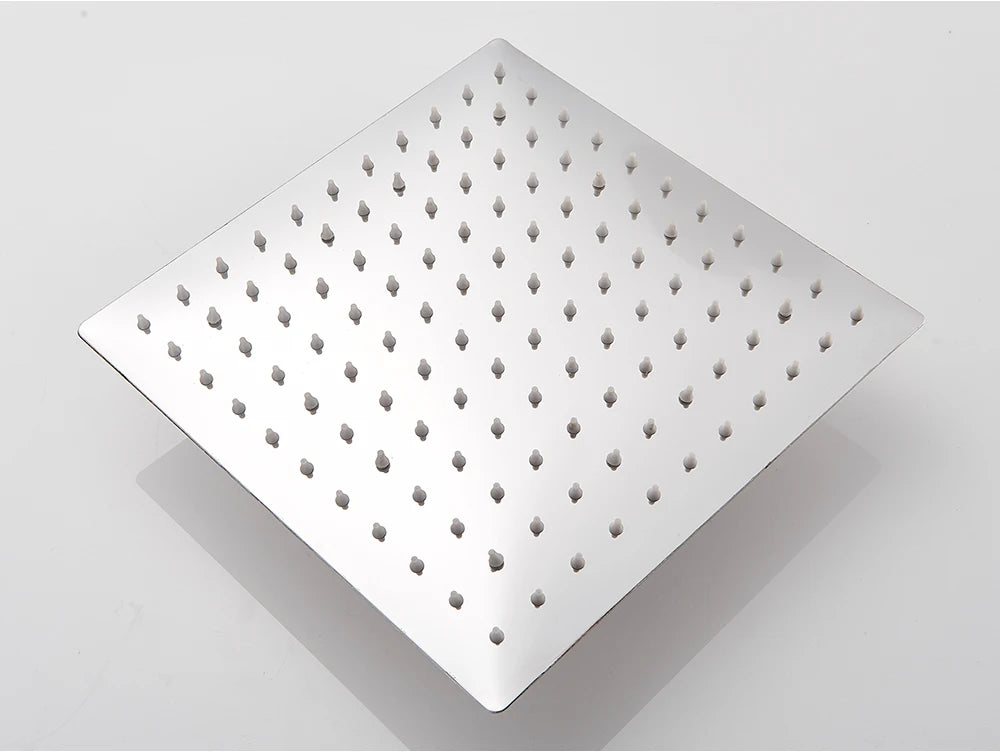 Ultra-thin Black 16-Inch Square Rainfall Shower Head c9f98b-b7.myshopify.com