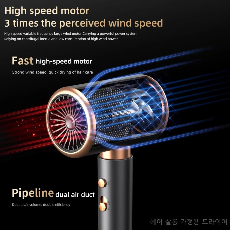 Ionic Hair Dryer High Speed Motor Blow Drier 2000W Hairdryer Negative Ion Hair Care Styler Professional Blow Dryer c9f98b-b7.myshopify.com