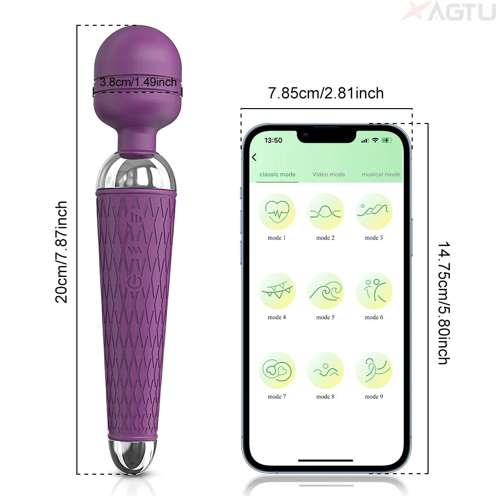Magic Wand Vibrator | Clitoral & Vaginal Stimulator for Women and Couples c9f98b-b7.myshopify.com