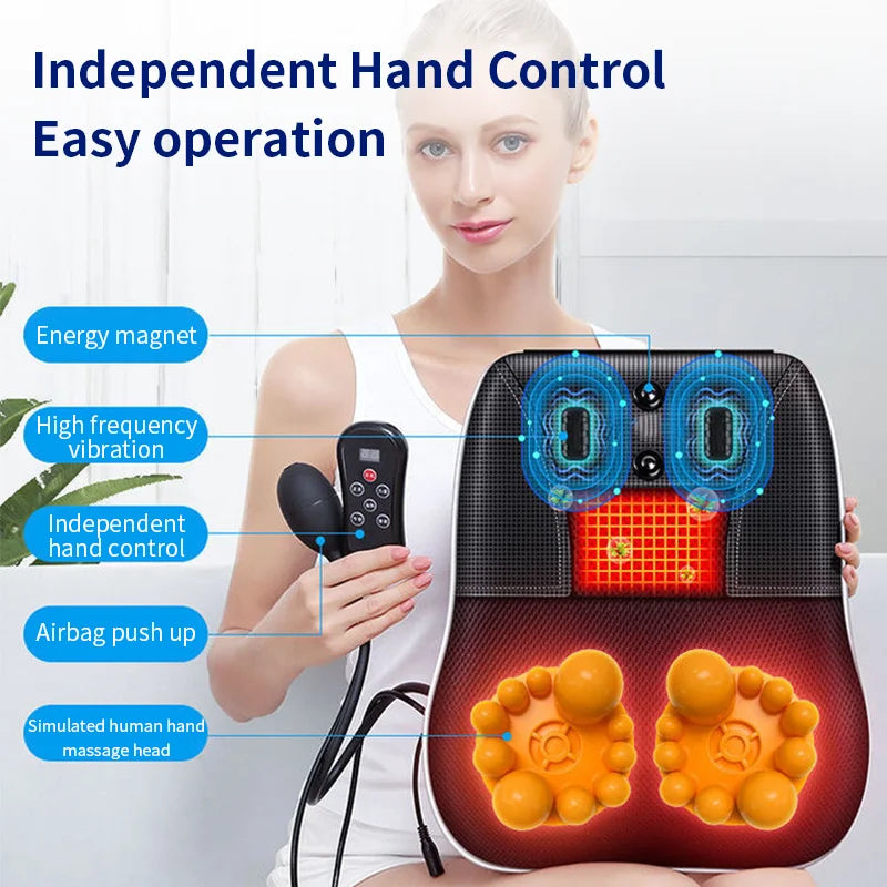 Jinkairui Electric Shiatsu Neck & Body Massager with Heating & Vibration c9f98b-b7.myshopify.com
