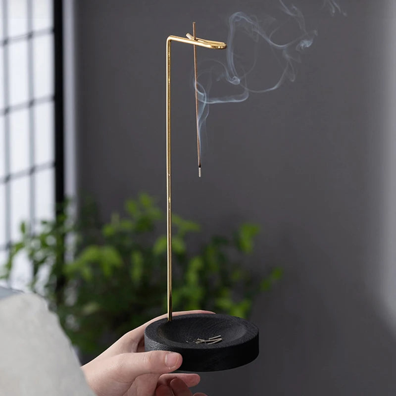 Minimalist Wooden Incense Burner Upside Down Incense Stick Holder Stand Incense Censer Tray Buddhist Teahouse Home Decorations c9f98b-b7.myshopify.com