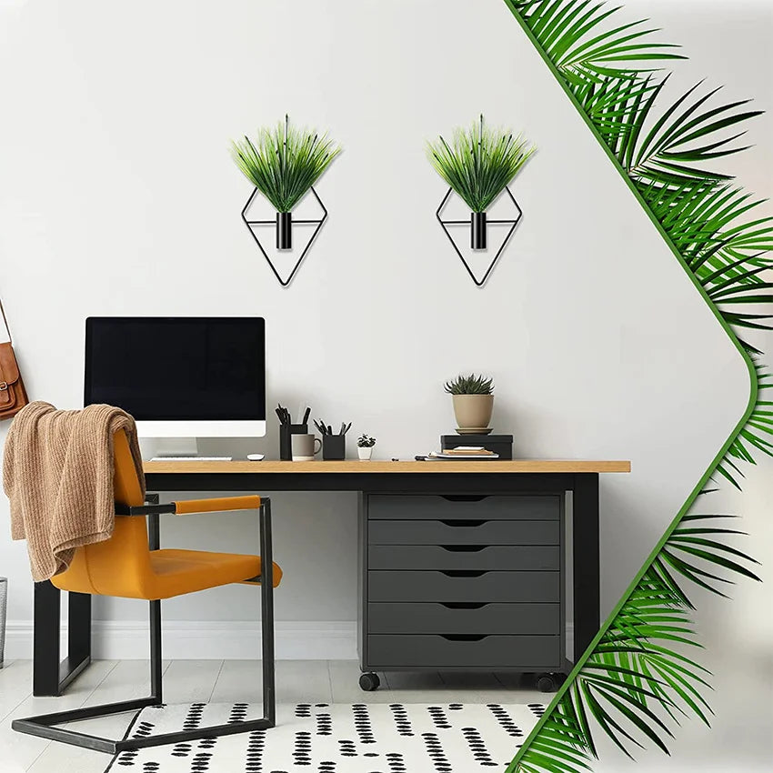 Metal Wall Hunging Vase Modern Creativity Stainless Steel Wall Frame Flower Pot Decor Art Nordic Living Room Home Decoration c9f98b-b7.myshopify.com