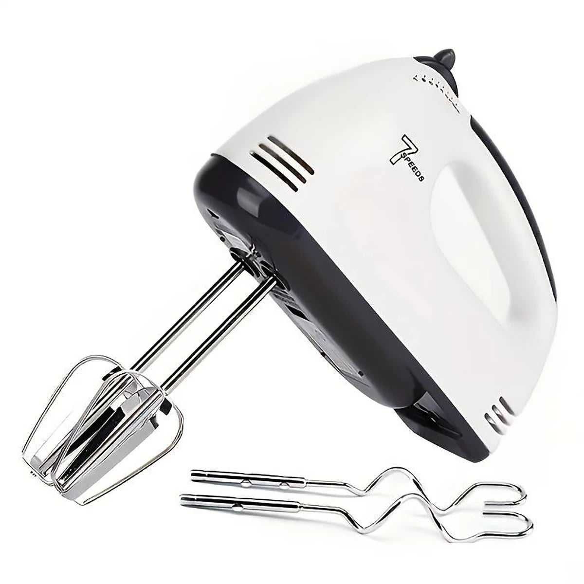 saengQ Handheld electric egg beater, household automatic mixer, egg white and cream beater, mini 7-speed white c9f98b-b7.myshopify.com