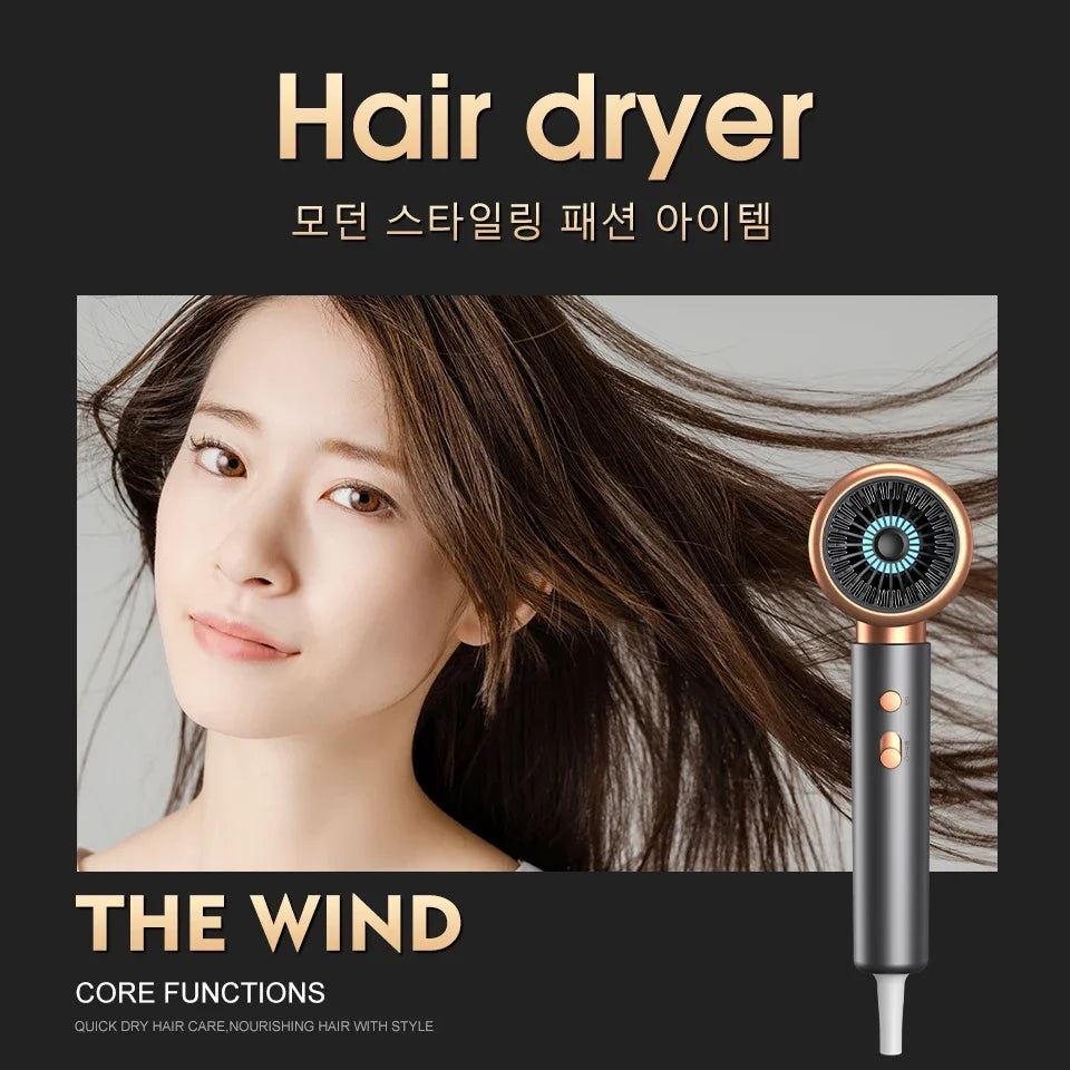 Ionic Hair Dryer High Speed Motor Blow Drier 2000W Hairdryer Negative Ion Hair Care Styler Professional Blow Dryer c9f98b-b7.myshopify.com