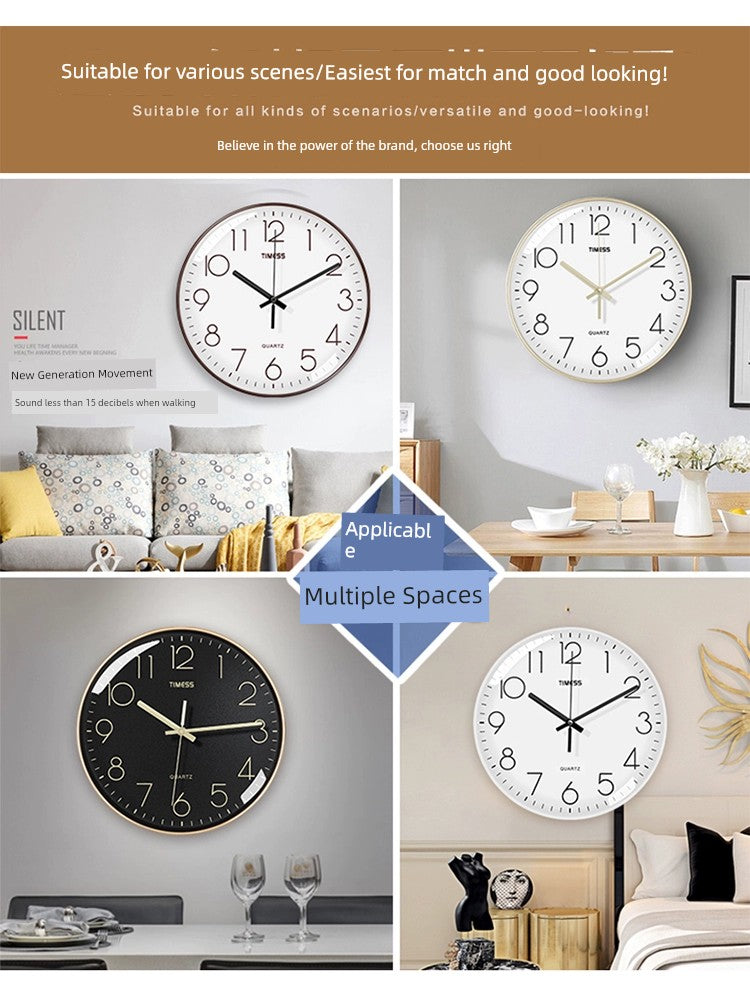 Time Fashion Punch-Free Quartz Electronic Clock c9f98b-b7.myshopify.com