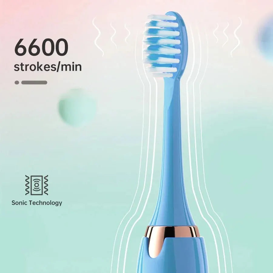 Tongwode Electric Sonic Toothbrush USB Rechargeable Waterproof Electronic Ultrasonic Whitening Tooth Brushes Replacement Heads c9f98b-b7.myshopify.com