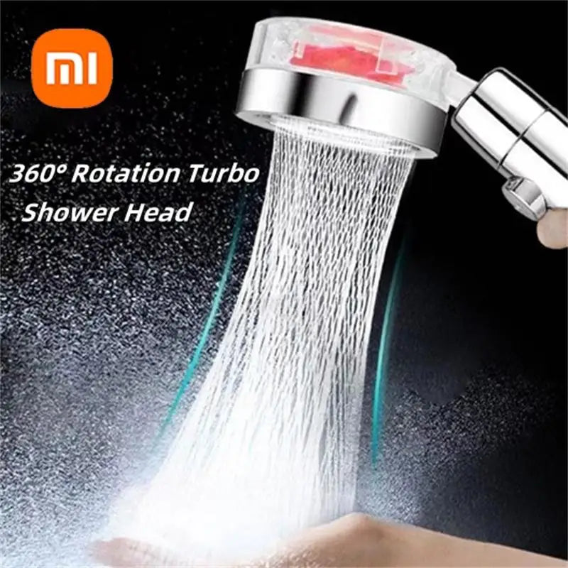 XIAOMI 360° Rotation Turbo Shower Head Handheld High Pressure Water Saving Spray Showerhead Filters Bathroom Accessories 2024 c9f98b-b7.myshopify.com