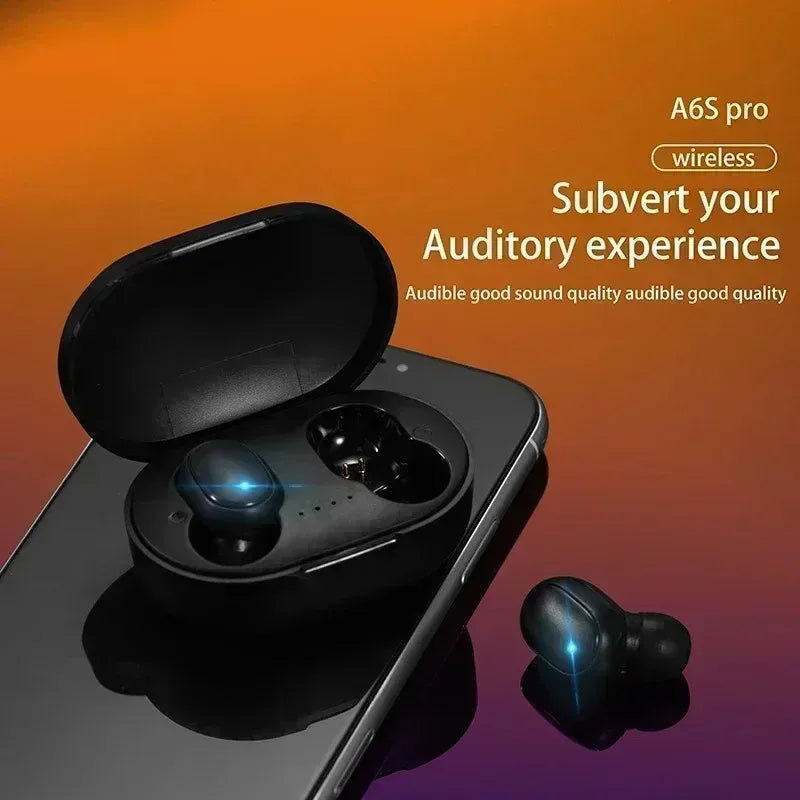 A6S TWS Headset Wireless Earphones Bluetooth Headphones Sport Stereo Fone Bluetooth Earbuds for Xiaomi Huawei c9f98b-b7.myshopify.com