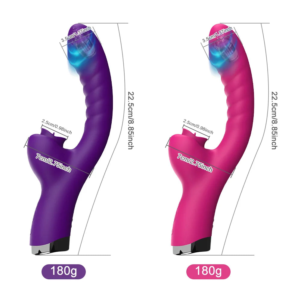 Tongue Licking Vibrator 2 In 1 Adult Women Sex Toys Dildos Vibrators Clitoris Stimulator With 20 Speeds Vibrators Sex Product c9f98b-b7.myshopify.com