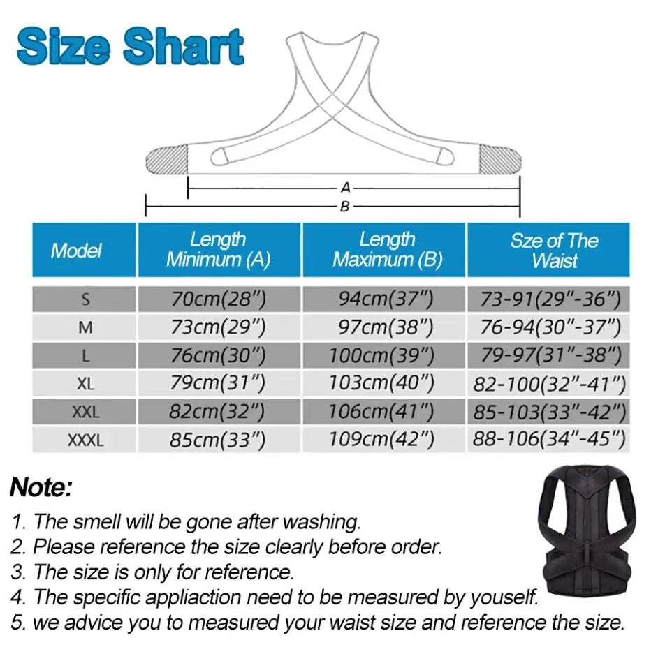 Adjustable Back Posture Corrector With Breathable Shoulder And Waist Support Straps For Boys And Girls To Relieve Back Pain c9f98b-b7.myshopify.com