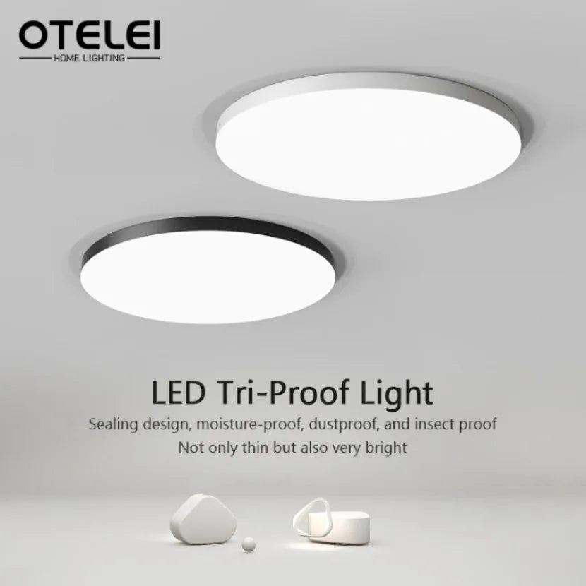 LED Ceiling Light 220V Waterproof Dustproof Three Proof Light Bedroom Bathroom Dining Room Kitchen Indoor Lighting Fixtures c9f98b-b7.myshopify.com
