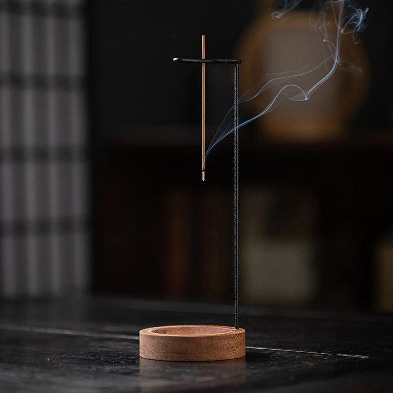 Minimalist Wooden Incense Burner Upside Down Incense Stick Holder Stand Incense Censer Tray Buddhist Teahouse Home Decorations c9f98b-b7.myshopify.com