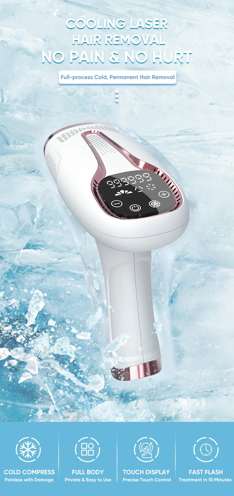 Vancostar Cooling Laser Epilator - IPL Hair Removal Device with 999,900 Flashes for Women & Men c9f98b-b7.myshopify.com
