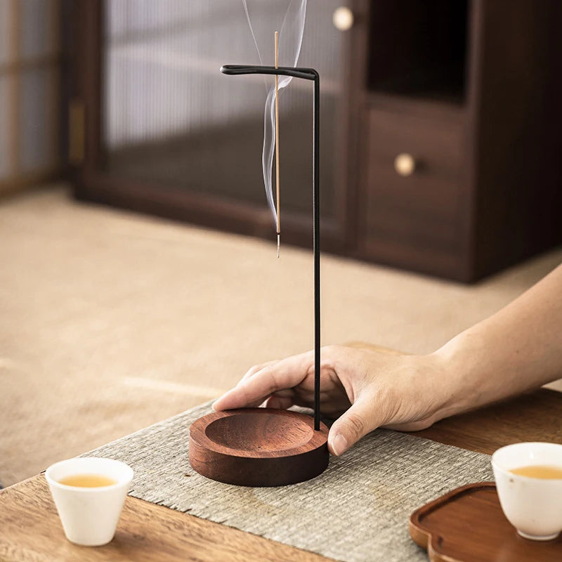 Minimalist Wooden Incense Burner Upside Down Incense Stick Holder Stand Incense Censer Tray Buddhist Teahouse Home Decorations c9f98b-b7.myshopify.com