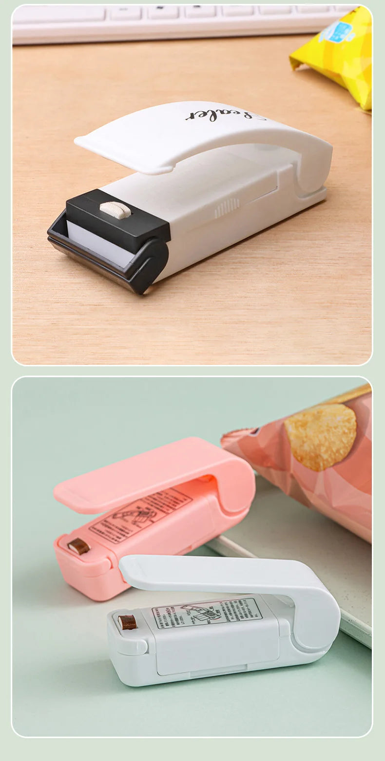 Plastic Heat Bag Sealer Food Packaging Sealing Machine Portable Snack Bag Sealing Clip Kitchen Storage Accessories Home Gadgets c9f98b-b7.myshopify.com