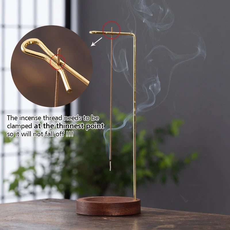 Minimalist Wooden Incense Burner Upside Down Incense Stick Holder Stand Incense Censer Tray Buddhist Teahouse Home Decorations c9f98b-b7.myshopify.com