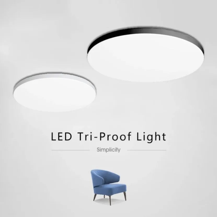 LED Ceiling Light 220V Waterproof Dustproof Three Proof Light Bedroom Bathroom Dining Room Kitchen Indoor Lighting Fixtures c9f98b-b7.myshopify.com