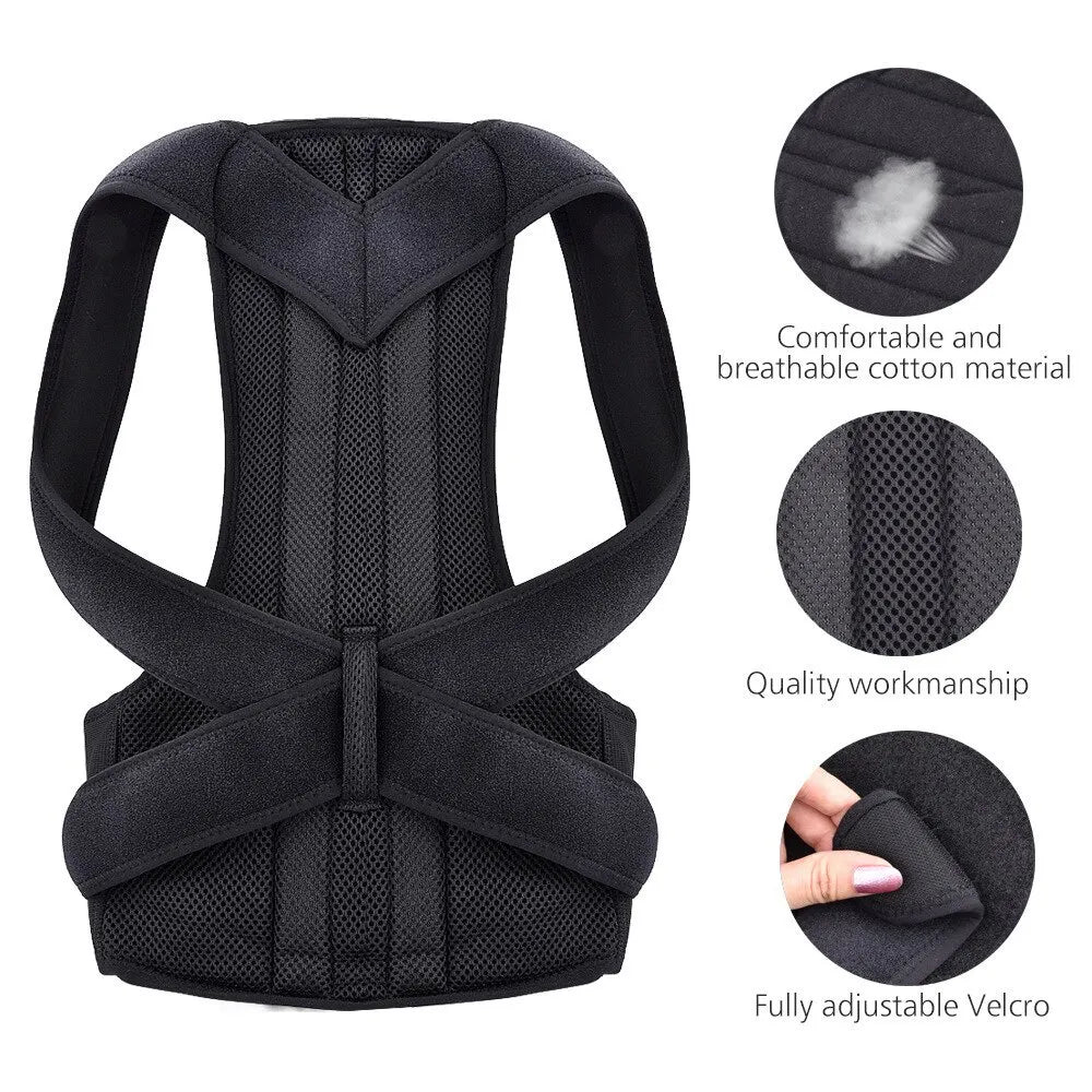 Adjustable Back Posture Corrector With Breathable Shoulder And Waist Support Straps For Boys And Girls To Relieve Back Pain c9f98b-b7.myshopify.com