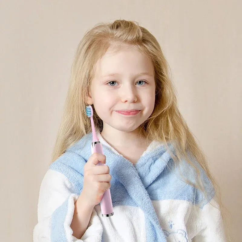 Tongwode Electric Sonic Toothbrush USB Rechargeable Waterproof Electronic Ultrasonic Whitening Tooth Brushes Replacement Heads c9f98b-b7.myshopify.com