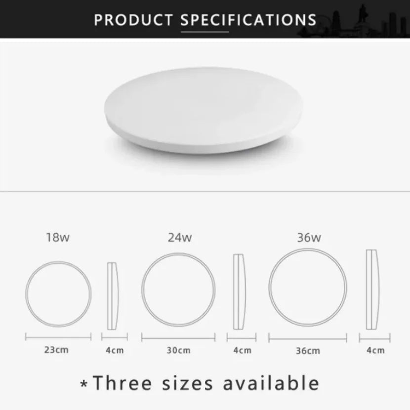 LED Ceiling Light 220V Waterproof Dustproof Three Proof Light Bedroom Bathroom Dining Room Kitchen Indoor Lighting Fixtures c9f98b-b7.myshopify.com