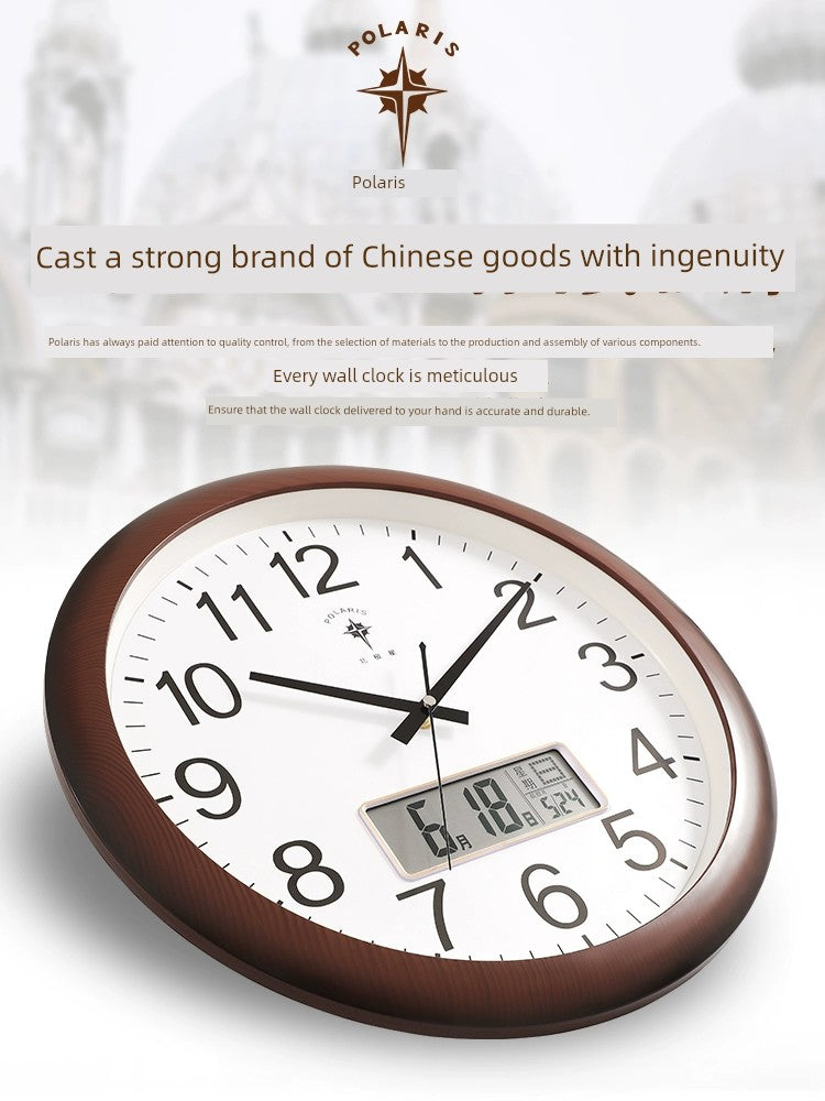 Polaris Living Room Perpetual Calendar For Home Noiseless Hanging Clock c9f98b-b7.myshopify.com