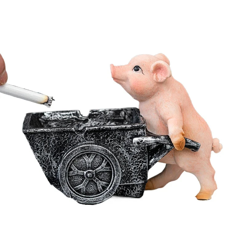 Cart Puppy Ashtray Anti-fly Ash Household Ashtray Creative Living Room Office Desktop Decoration Living Room Storage Box c9f98b-b7.myshopify.com