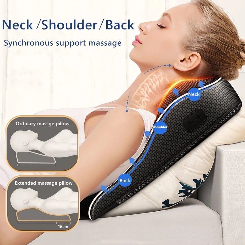 Jinkairui Electric Shiatsu Neck & Body Massager with Heating & Vibration c9f98b-b7.myshopify.com